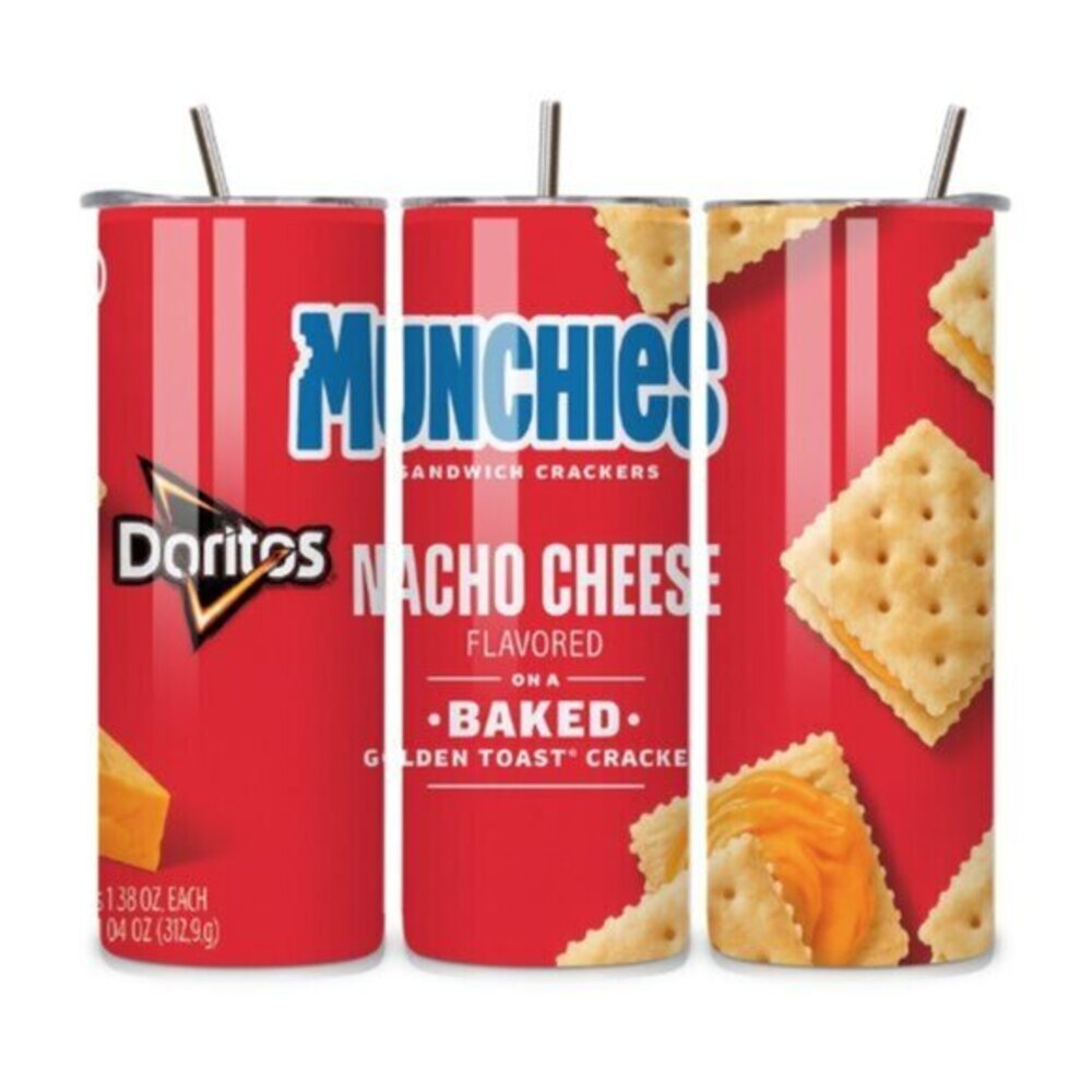 Doritos Munchies Crackers 20oz Stainless Steel Tumbler